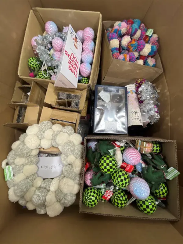 Assorted Christmas Ornaments Retail