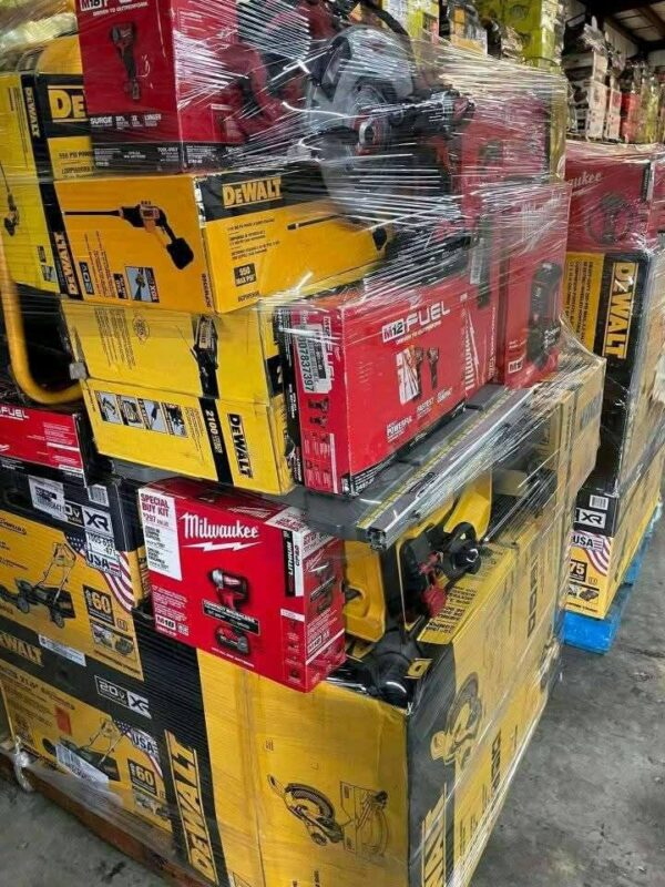 Wholesale Milwaukee & DeWalt Tool Pallet – 60+ Brand New Mixed Power Tools