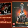 LEGO 10333 The Lord Of The Rings Barad-dur & 40693 Fell Beast Rare New Sealed