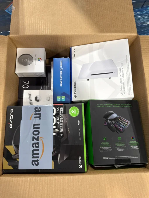 AMZ Electronics – 20 Items -€3,412.33 MSRP – BOX – RETURNS