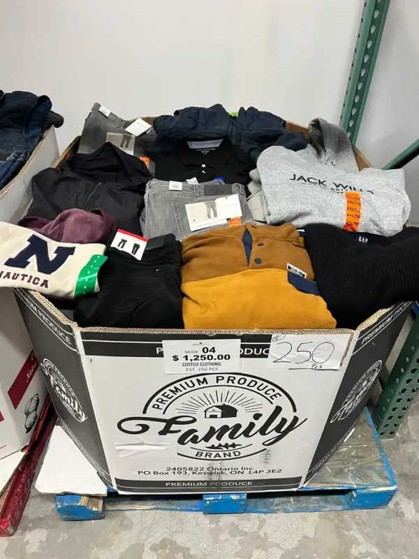 Brand Name Clothing #4 – 250pcs