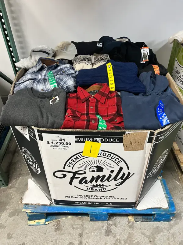 Brand Name Clothing #41 – 250pcs