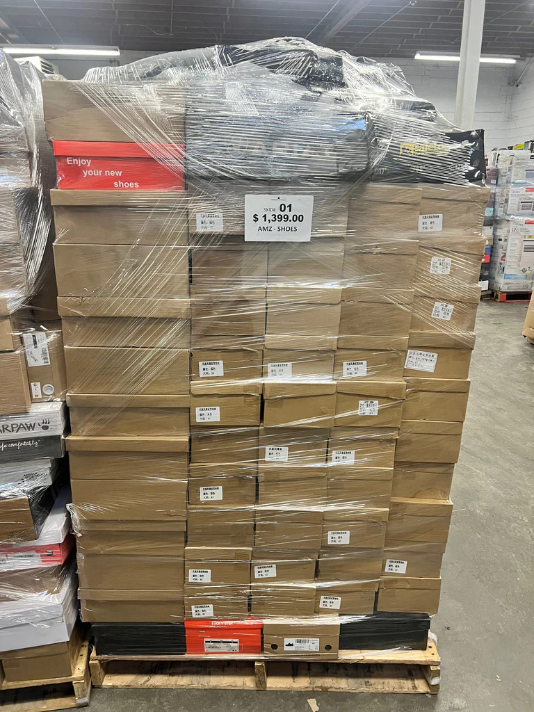 Shoe Liquidation Pallets