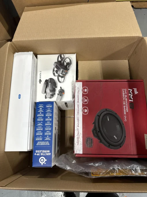 AMZ Electronics – 7 Items – €2,122.61 MSRP – BOX – RETURNS